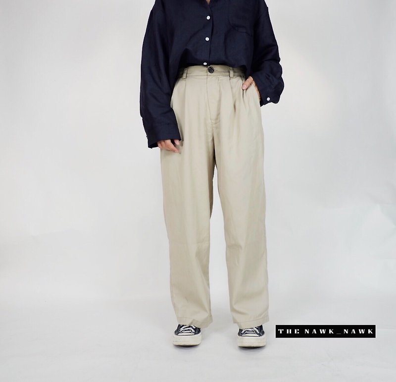 Chino pants - 闊腳褲/長褲 - 其他材質 黑色