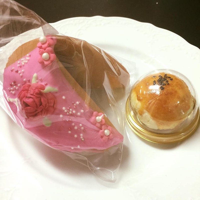 【中型幸運餅乾】15cm - 蛋糕/甜點 - 新鮮食材 紅色