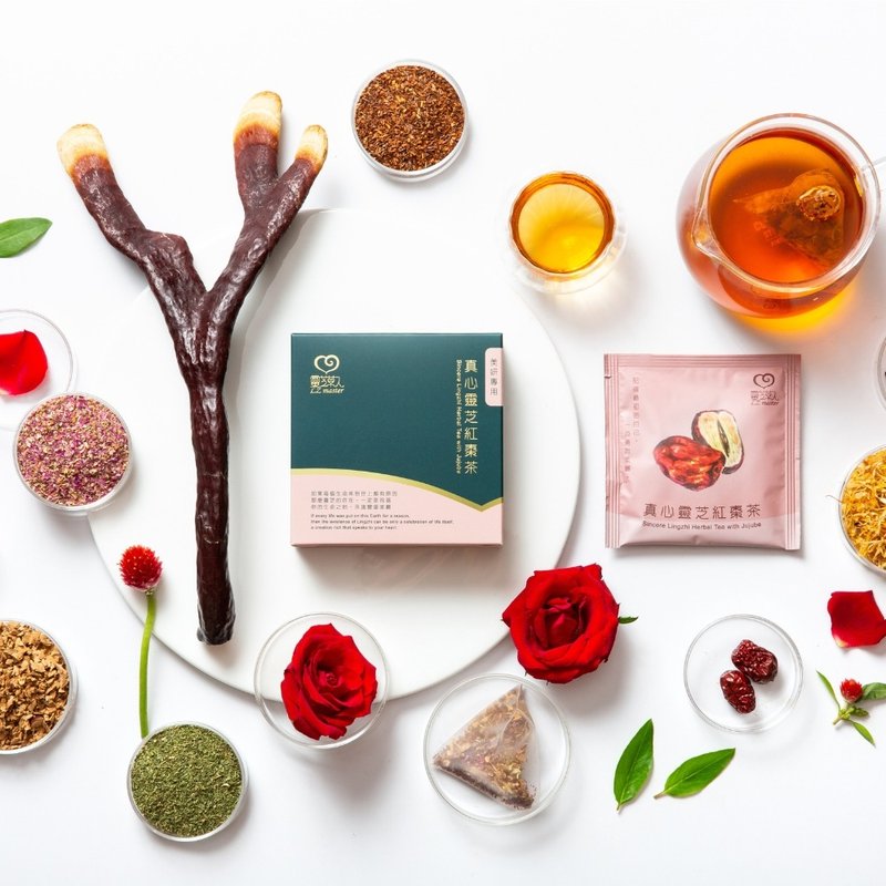 Zhenzhi Zhizhi Red Date Tea (3 pieces lightweight box) - ชา - กระดาษ สีเขียว