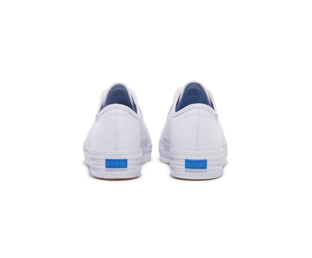 KEDS TRIPLE KICK カレッジスタイル 厚底キャンバスホワイト