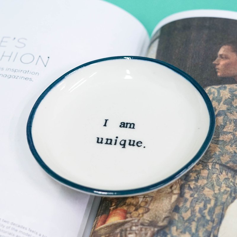 SAUCER + Quote - Coasters - Pottery 