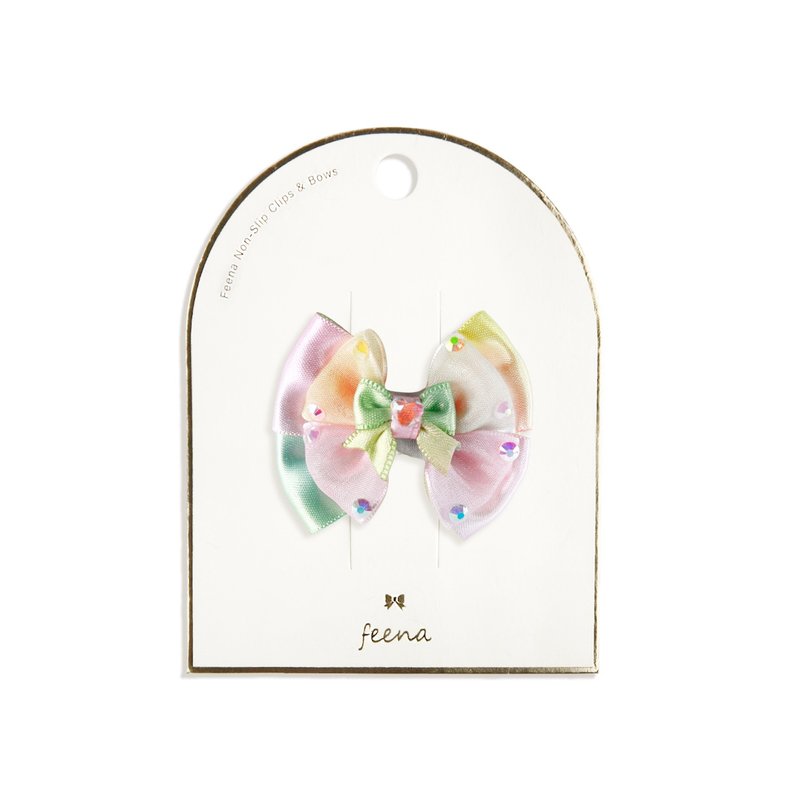 NO.92蝴蝶結髮夾 - 髮夾/鯊魚夾 - 其他材質 