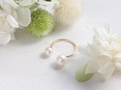 Erth deals pearl ring