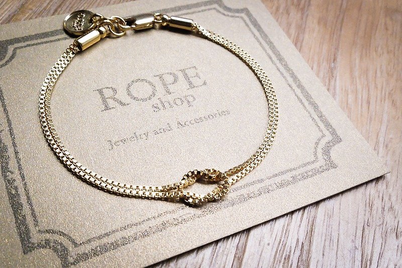 ROPEshop of [Together] bracelet. - สร้อยข้อมือ - โลหะ สีทอง