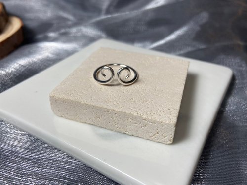 柒家手做飾品 緊箍咒純銀戒指