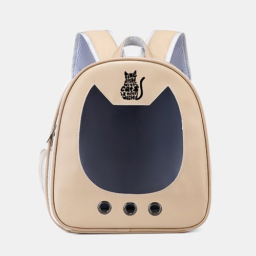 日日印 【Pet Shop系列】雙肩貓包透明大空間舒適透氣外出便攜寵物包