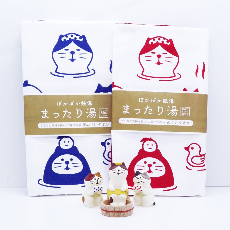 日本Decole 浴巾用品 - 溫泉泡湯浴巾 - 毛巾/浴巾 - 棉．麻 
