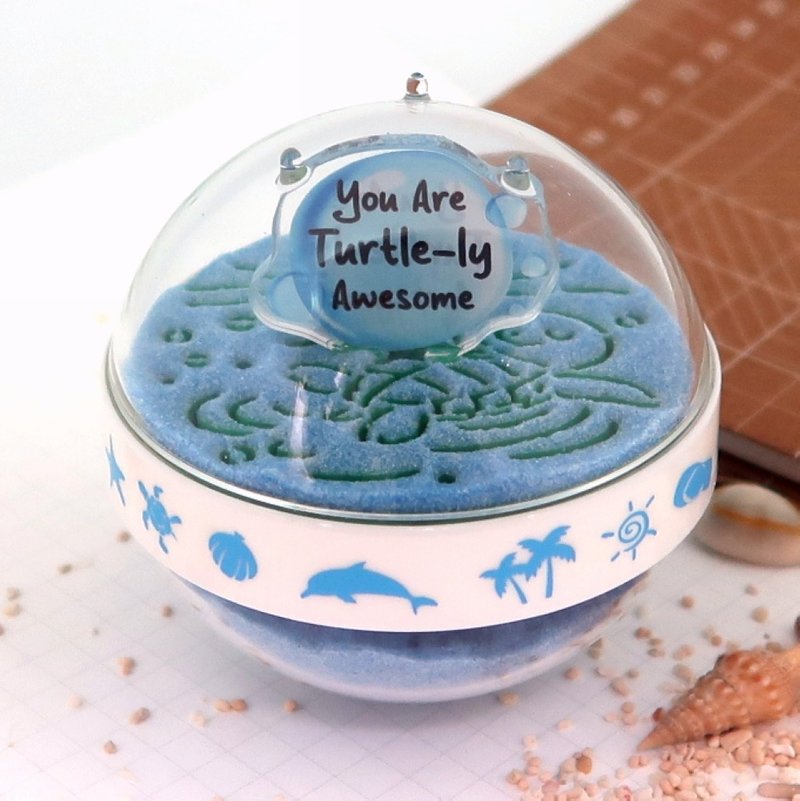 【夏日海洋】你是烏龜真棒!/You are turtle-ly awesome 海龜雙關 - 擺飾/家飾品 - 壓克力 