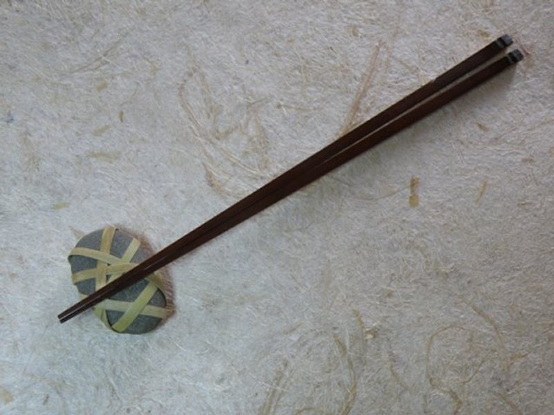 煤竹　角箸　２３.５センチ - 筷子/筷子架 - 竹 咖啡色