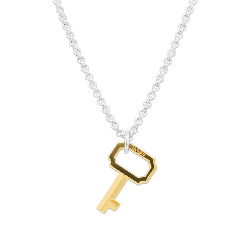 BB LOVE KEY NECKLACE - Necklaces - Sterling Silver 