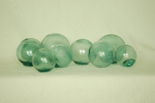 唐青古物商 氣泡玻璃浮球 no.16121101304