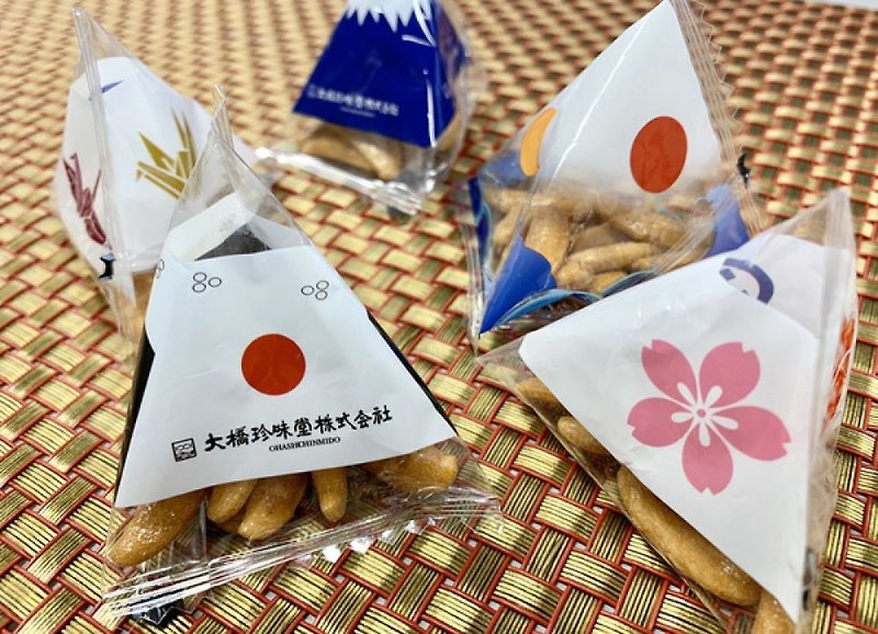 其他材質 零食/點心 - 杮の種(三角包)醬油味+紀州梅子+京風七味