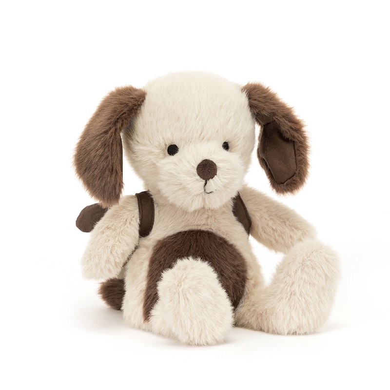 Backpack Puppy 上學小狗 暴牙小狗 背包小狗 - 玩偶/公仔 - 聚酯纖維 白色