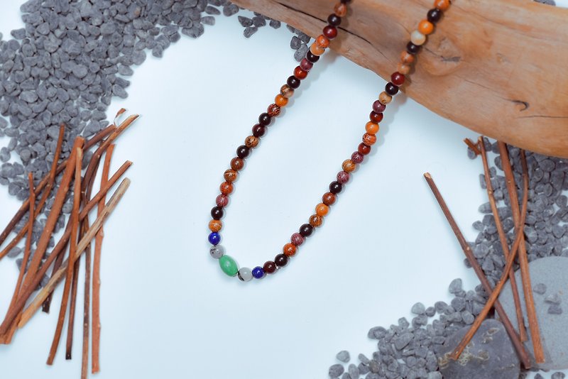 Suddenly (108 bracelets/rosary series) sandalwood nourishing - Bracelets - Wood Multicolor