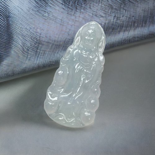 瓔珞珠寶盒 E.L.Jewelry Box 冰種翡翠觀音菩薩 | 天然緬甸玉翡翠A貨