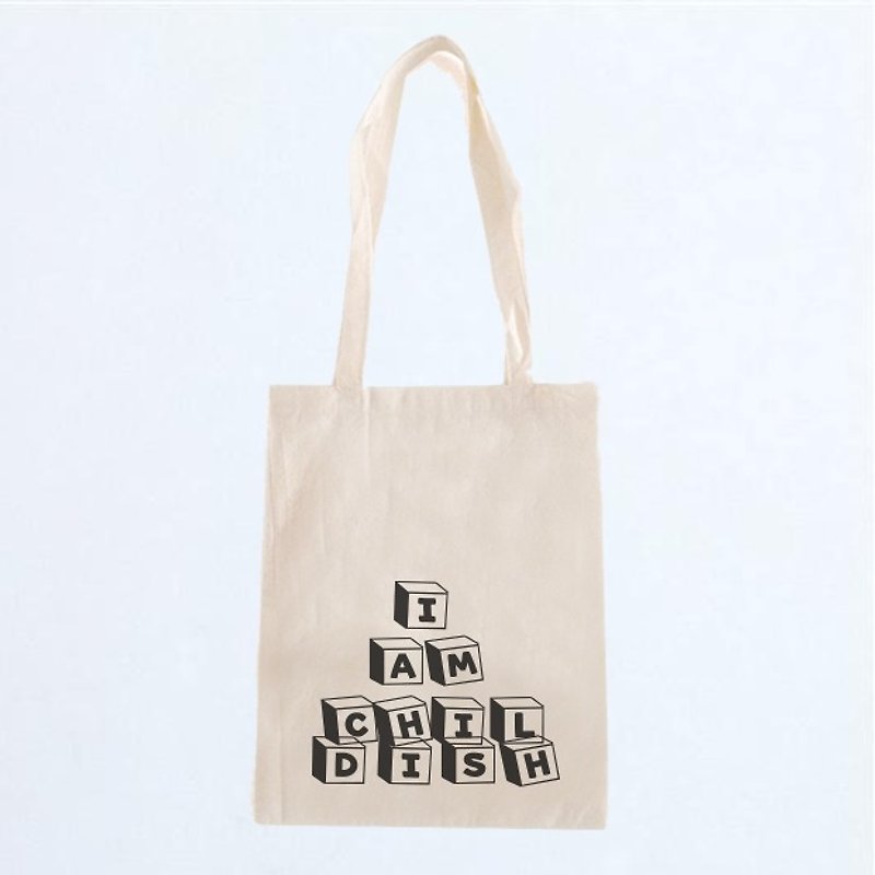ICARUS Icarus original trend design bag / canvas bag / laptop bag / shoulder / portable I AM CHILDISH - Messenger Bags & Sling Bags - Cotton & Hemp 