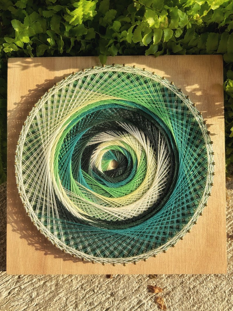 Stringart  藝術作品 - 夏至 - 擺飾/家飾品 - 其他材質 多色