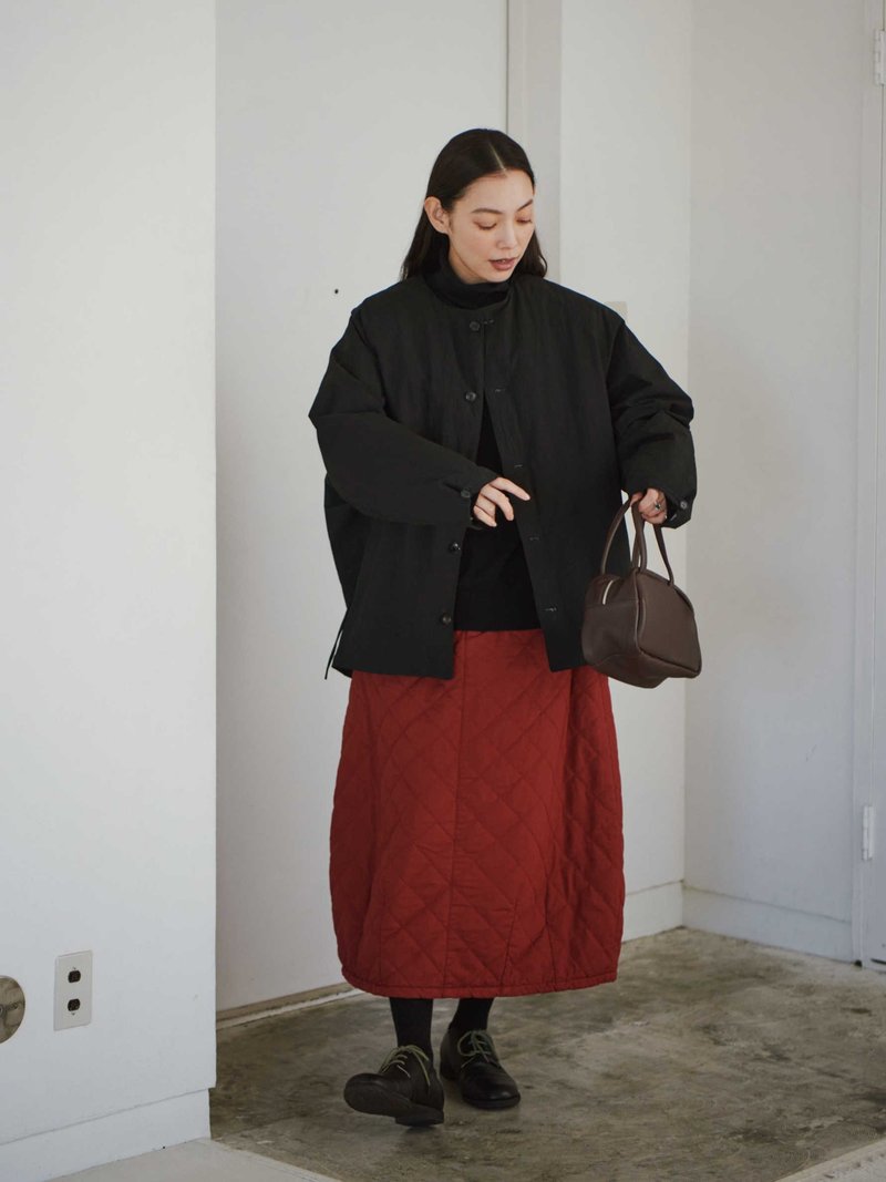 KOOW肌理感天然材質日系羽絨服 95日標白鴨絨帶圍脖厚羽絨外套 - 女大衣/外套 - 棉．麻 多色