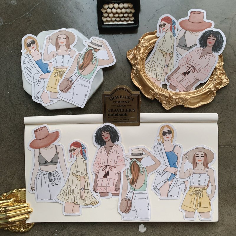 Summer Bliss Sticker - 貼紙 - 紙 