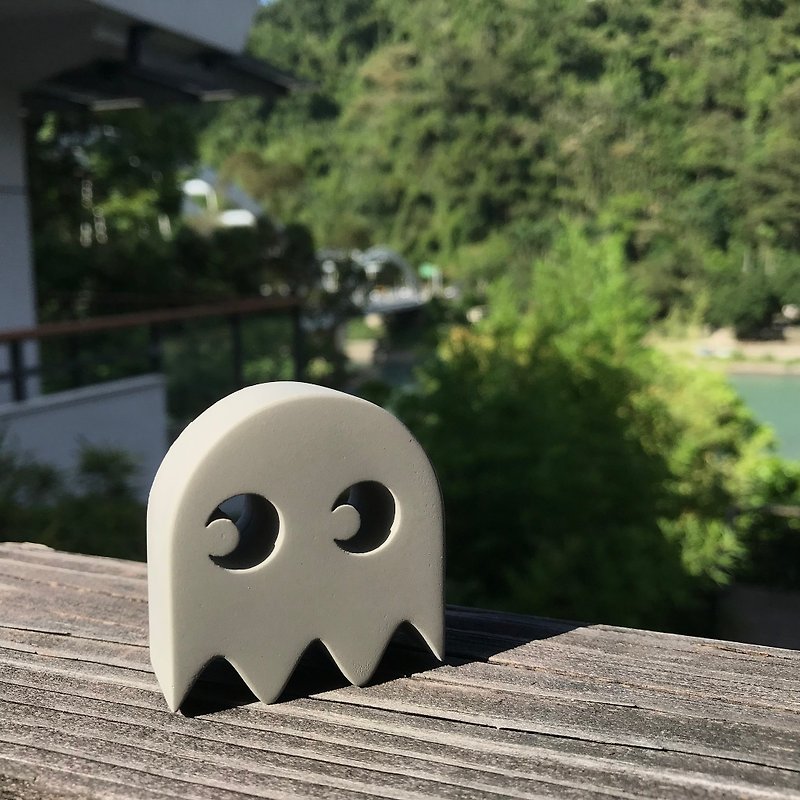 [With mud] Little ghost clear water mold Cement decoration - Items for Display - Cement 
