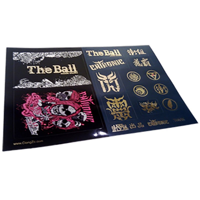 創意貼紙二代【閃靈+The Ball】聯名貼紙 - 貼紙 - 紙 黑色