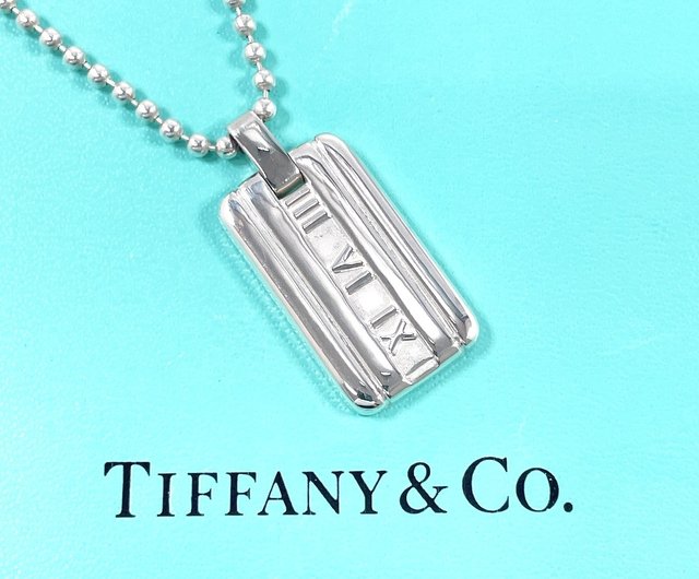 美品 TIFFANY ティファニー アトラスプレートネックレス チェーン社外品 楽天市場】ティファニー アトラスプレート ネックレス シルバー