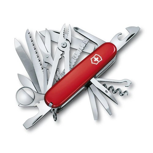 城市視角 VICTORINOX 瑞士維氏 Swiss Champ冠軍刀 33用 91mm 紅 1.6795