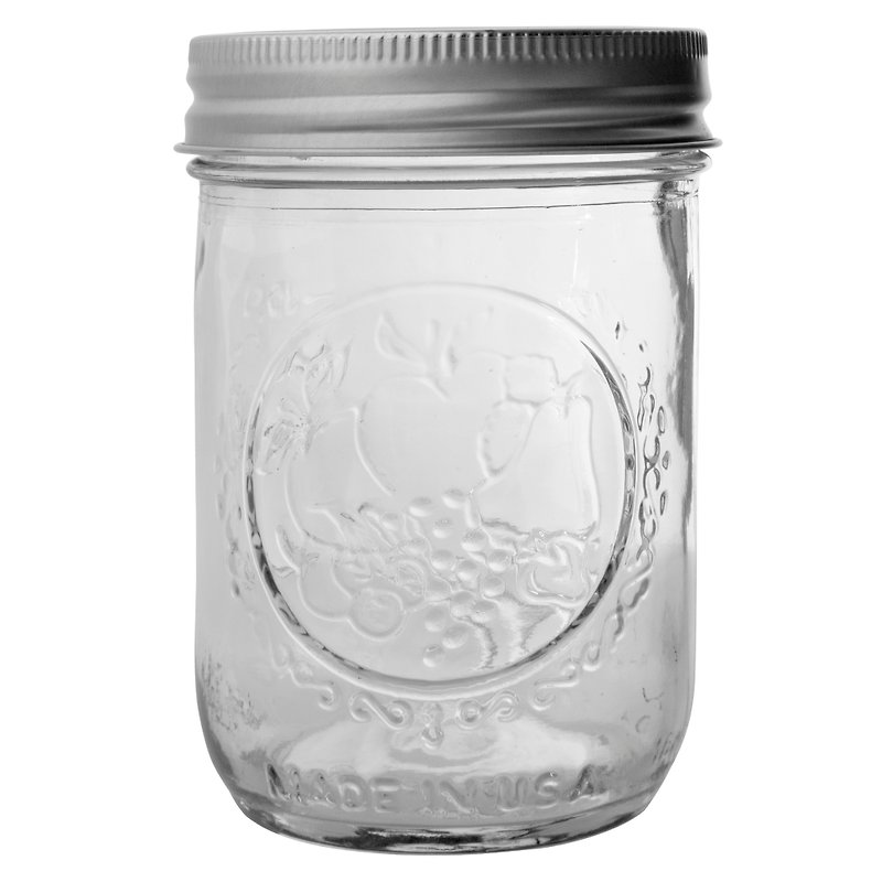 Ball Mason Jar Mason Jar _8oz narrow mouth jar - Mugs - Glass Transparent