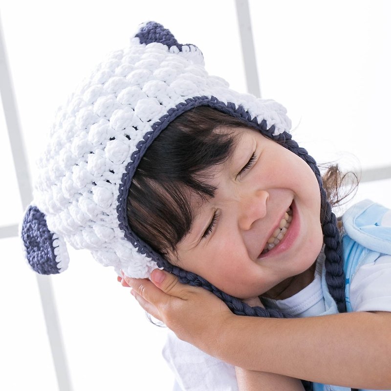 Cutie Bella手工編織帽Sheep-Boy - 嬰兒帽子/髮帶 - 棉．麻 白色