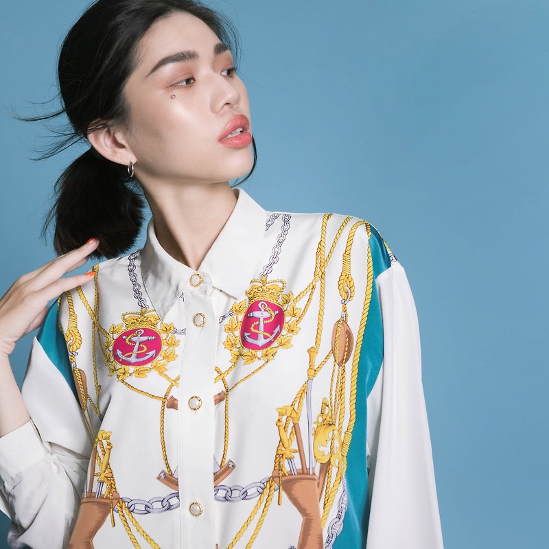 The Baroque Ancient Shirt - Women's Shirts - Other Materials 