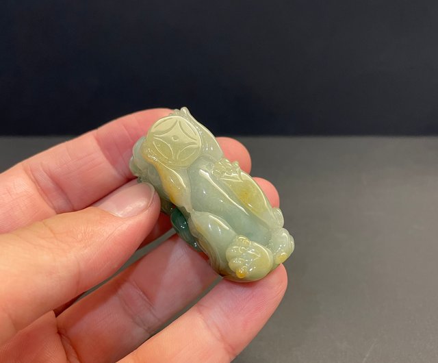 羽入宝飾 古三色貔貅翡翠 三色翡翠 貔貅は富を呼び魔除け 天然