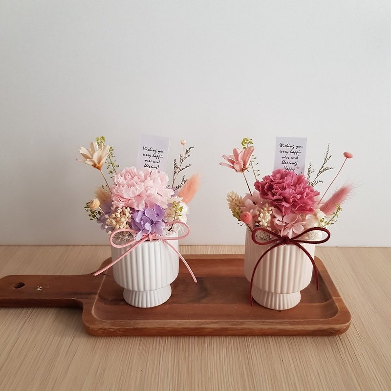 |Preserved flowers+dried flowers|Self-pickup discount for small table flowers at Spring Flea Market, single carnations and preserved flowers - ช่อดอกไม้แห้ง - พืช/ดอกไม้ หลากหลายสี