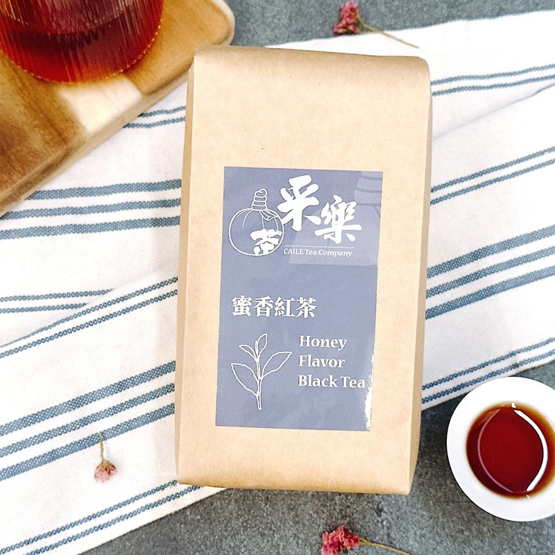 【采樂茶業】蜜香紅茶 Honey Flavor Black Tea - 75g - 茶葉/漢方茶/水果茶 - 其他材質 咖啡色