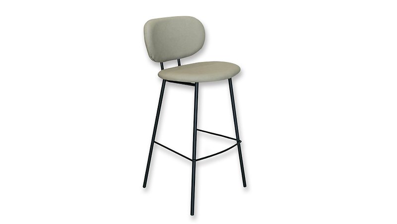 【WIA I want to live home】 Milk tea high chair - Chairs & Sofas - Faux Leather Khaki