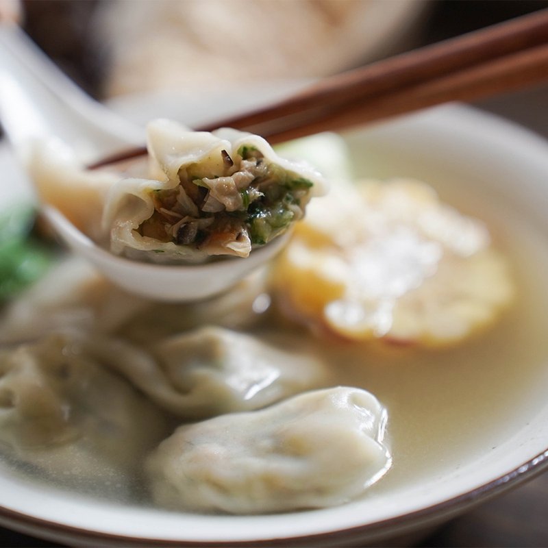 蔬食小餛飩 │ 24顆 / 內餡多種蔬食無素料 清爽好吃 - 水餃/滷味/熟食 - 新鮮食材 白色