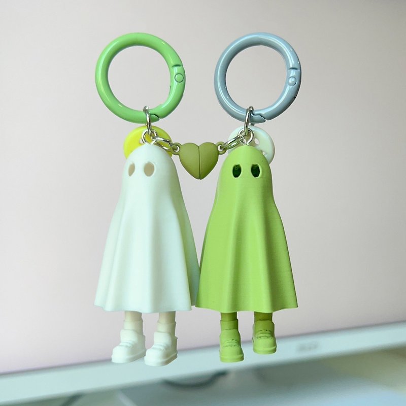 Zou Ghost Lovely set 2024 / White-Matcha - Keychains - Plastic Green