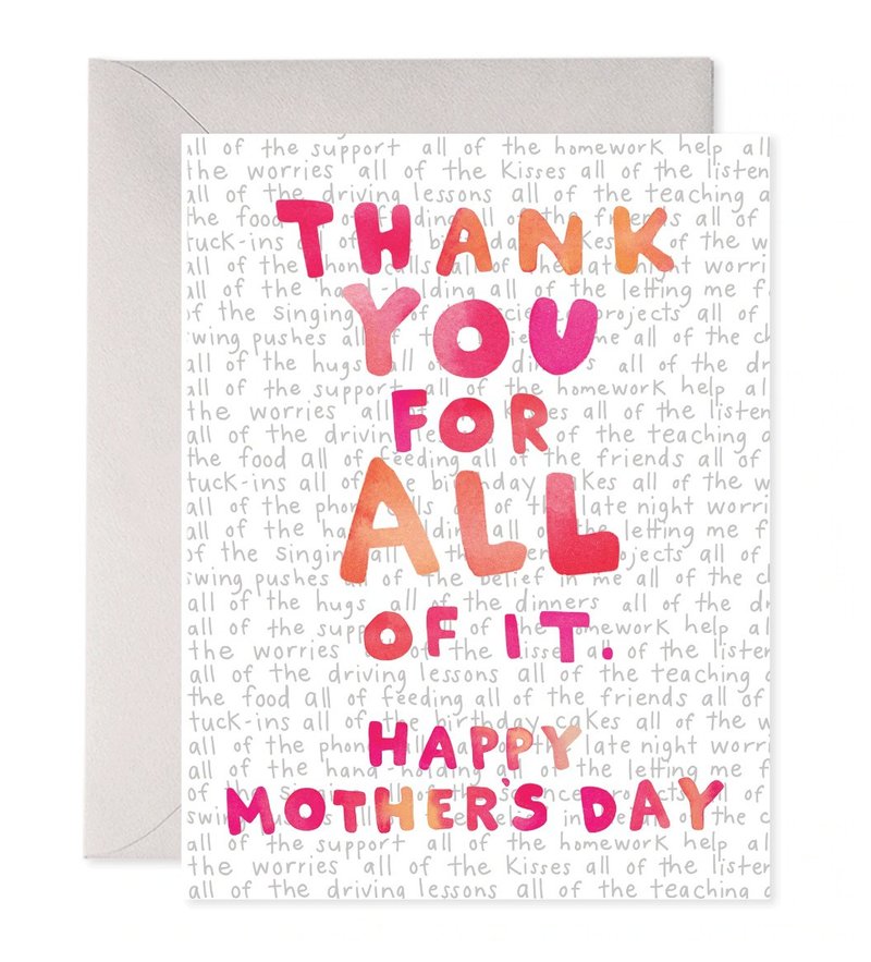 All Thank You Mother's Day Cards - Cards & Postcards - Paper 