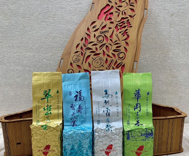 台湾 茶葉セット 竹製ボックス 台湾 有機茶ティーパック ギフトボックス（竹）入り 【天心茶園