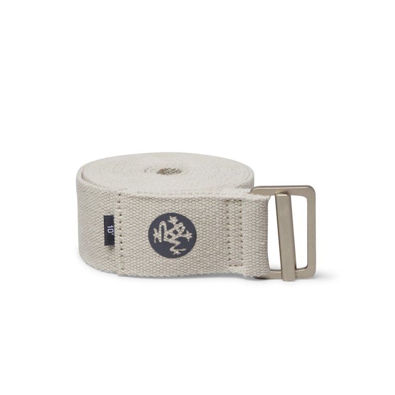 【Manduka】Yoga Straps Align 10 foot 瑜珈繩 - Linen - 運動配件 - 棉．麻 白色