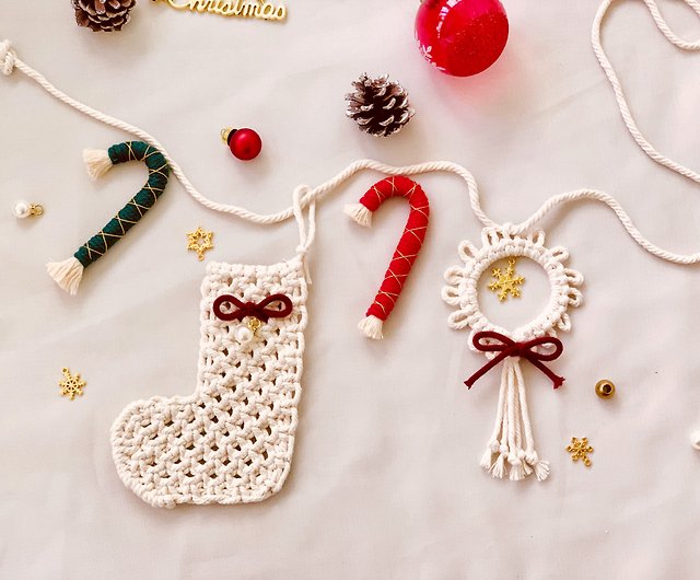 DIY Snowflake Ornament Macrame Kit by Set It Down
