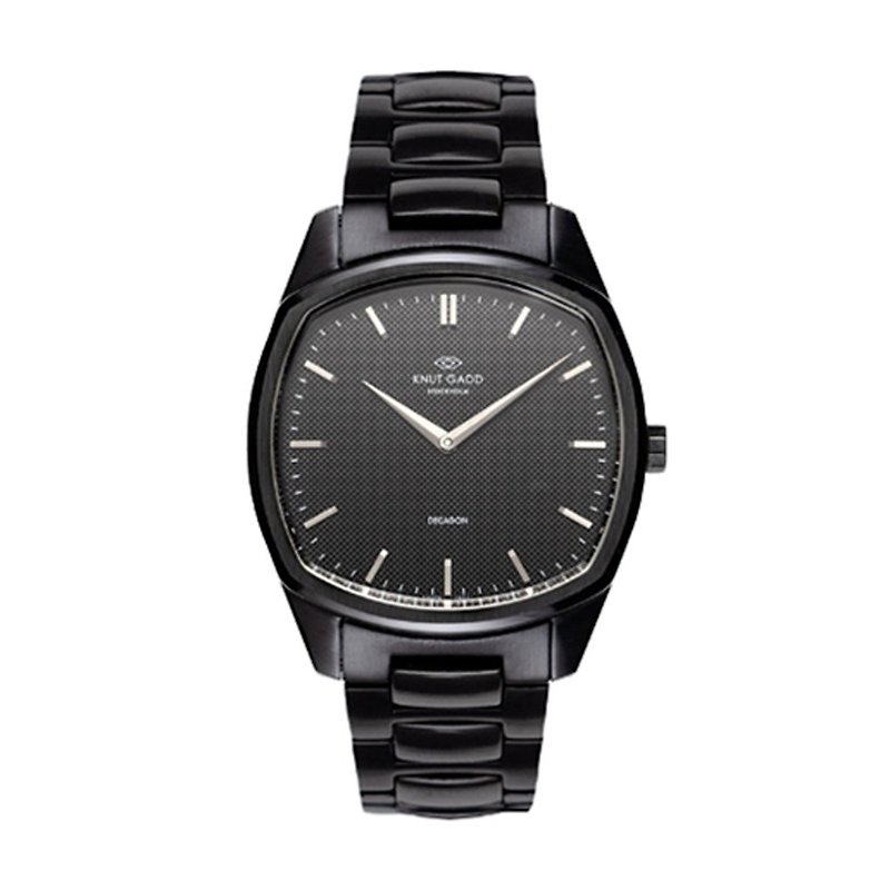 [Seasonal Sale] Decagon Series Classic Simple Steel Watch-Black/38mm TPA-0011 - Men's & Unisex Watches - Other Metals Orange