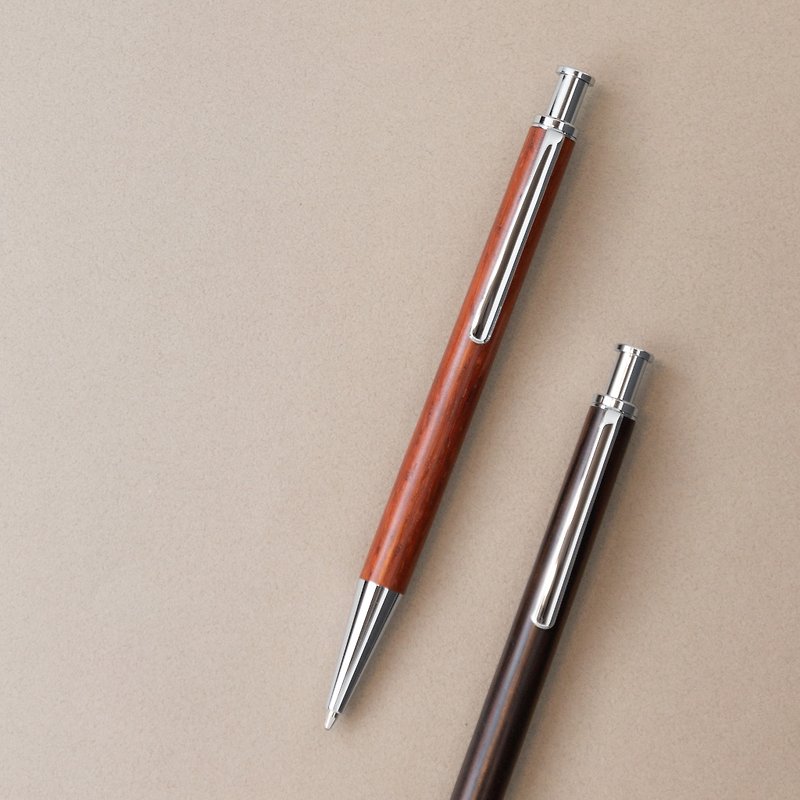 Solid wood ball pen・Can be laser engraved - Ballpoint & Gel Pens - Wood Brown