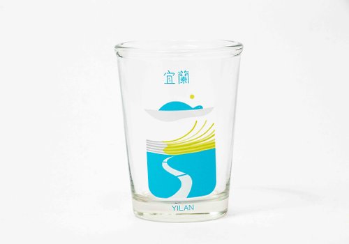 來好 LAI HAO 台灣城市紀念啤酒杯/玻璃杯(宜蘭) 台灣紀念品/禮物