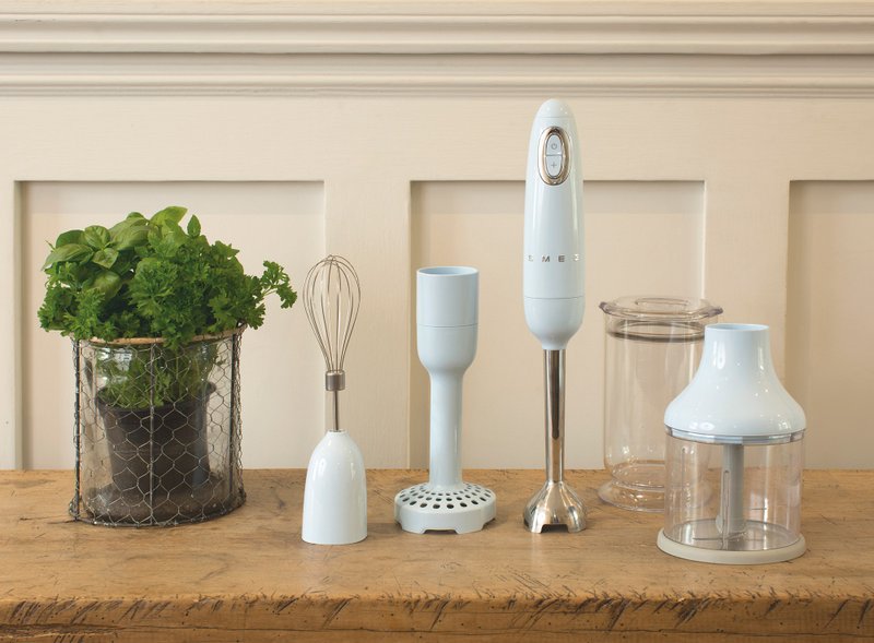 【SMEG】義大利手持料理棒-粉藍色 - 廚房家電 - 其他金屬 藍色