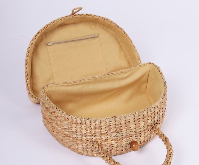 Hermès Straw Picnic Basket Bag