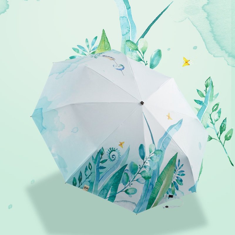 【新升級】Boy 輕版雙面摺疊雨傘 - BY3103 盛夏光年 (禮盒版) - 雨傘/雨衣 - 其他材質 透明