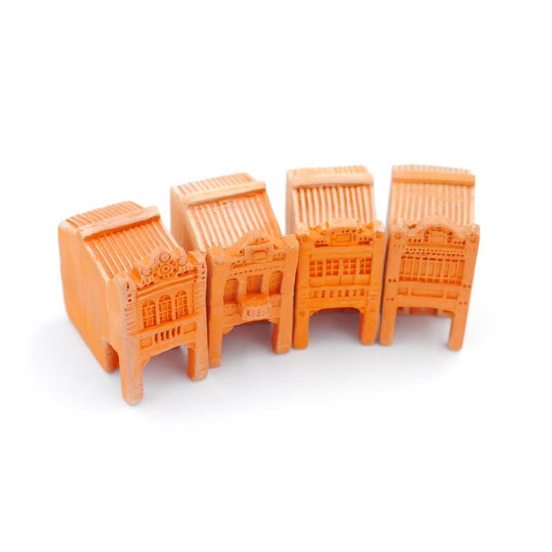 老街屋系列 磚製模型(可單件購買或四個一組) - 擺飾/家飾品 - 其他材質 
