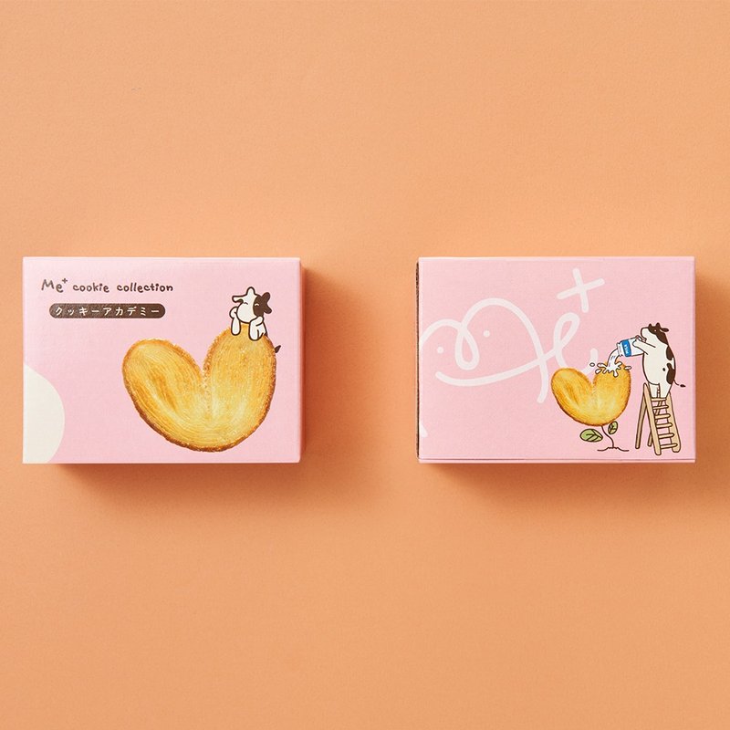 【餅乾學院】Me+純の奶油千層派獨享盒 (單片包) - 零食/點心 - 新鮮食材 粉紅色