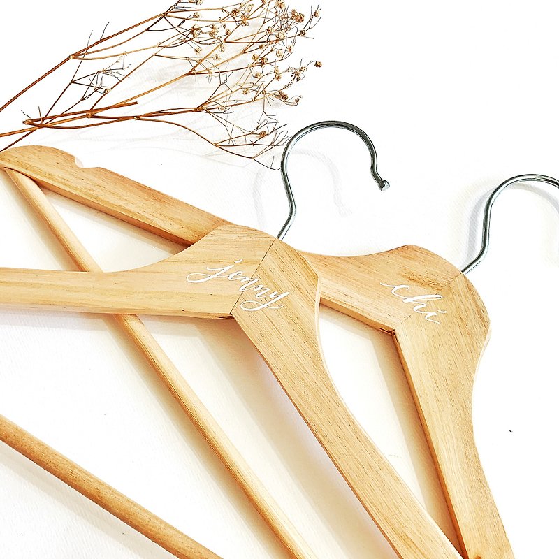 Mstandforc Made to Order Wooden Hangers - Storage - Wood Brown