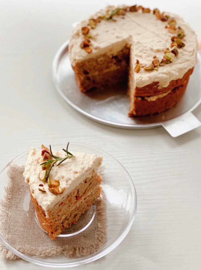 【Exotic Style】Carrot Cake with Lemon Yogurt - เค้กและของหวาน - อาหารสด 